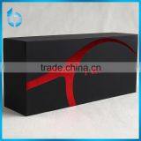 Low Quantity Customs Paper Packaging Box With Red Foil for Electronic Device