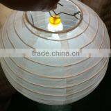 Round Paper Lantern With LED Light