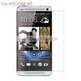 Thickness Tempered Glass Oleophobic Coating Screen Protector For HTC ONE M7