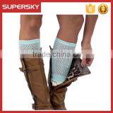 A-33 Crochet Lace Ruffle Boot Cuffs Girl Boho Boot Toppers Cuffs Open Knit Lace Boot Cuffs thumbnail-1