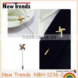 Promotional Mens Metal Windmill Suits Lapel Brooch Pin thumbnail-2
