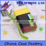 Cheap Wallet Leather Case With Mix Color For IPhone 5 5s Leather Case Cover thumbnail-1