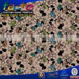 100% Polyester Pongee Fabric, Available Prints