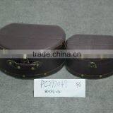 Brazil Semicircle Retro Leather Suitcase thumbnail-1