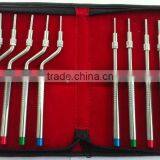 Implants Osteotomes Silver Material Matel Curved Concave