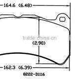 China Manufacturer or Factoy Disc Brake Pad Automotive Non-asbestos Brake thumbnail-1
