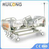 High Quality Manual 4 PP Side Rail Hospital Bed Wholesale thumbnail-1