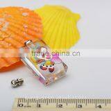 China Factory Customized 3D Photos Crystal Perfume Bottle Pendant Kartoon Monkey DIY Rice Art Pendant for Children Necelace thumbnail-1