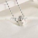 2016 High Quality Stainless Steel Bottle Pendant Can Open Perfume Pendant Necklace Matching for Couples thumbnail-3