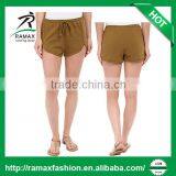 Ramax Custom Women Sport Casual Fleece Shorts With Scalloped Hem thumbnail-1