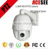Quality Guangzhou Supplier ACESEE 1.3MP CMOS 18x Optical Zoom ip Ptz Camera thumbnail-1