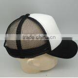 Cheap High Quality Black 6 Panel 100% Cotton Mesh Blank Trucker Hat thumbnail-1