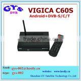 Google Android 4.2 Smart TV BOX Amlogic8726-MX Android+ DVB-S2 VIGICA C60S Internet Set Top Box