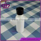 White Personal Skin Care Glass 4oz Bottle With Pump