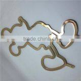 Mickey Mouse Logo in Gold Plating , Factory Direct Die Casting Mickey Design Metal Logo Cartoon Sign thumbnail-2