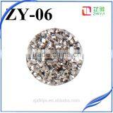 White Gold Druzy Cabochon 12mm