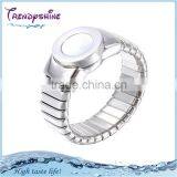 Fashion Manufacturer OEM Stainless Steel Silver Watch Ring thumbnail-1