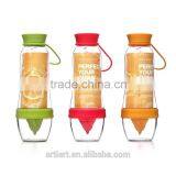 Hot-sell new products lemon juice bottle fruit water bottle