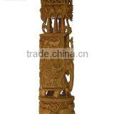 Wooden Elephant Sculpture Animal Sculpture thumbnail-1