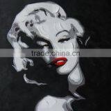 modern canvas oil painting art model