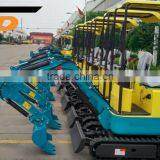 0.025m3 Bucket Micro Crawler 0.8 Ton Diesel China Cheap Mini Excavator for Sale