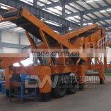 Tire Mobile Vibrating Screen Plant for Mobile Crushing Plant thumbnail-2