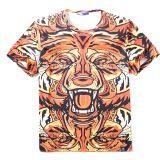 Colorful 3D Cartoon Printed Short Sleeve T-Shirt Fashion Tees thumbnail-1