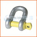Factory price customized blue pin d shackle