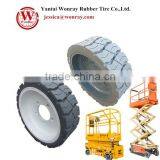 Solid Tires for JLG Haulotte Scissor Lift Replacement Tires 12.5x4.25