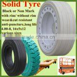 Low Sea Freight 4.00x8 Small Solid Rubber Tires and Wheels With Good Price thumbnail-1