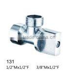 1/2"MX1/2"F Chrome Plated and Polished Sanitary Valve thumbnail-1