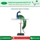 Customly Designed Metal Peacock With a Stand for Garden Decoration thumbnail-1