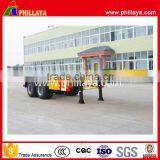 Phillaya Manufacturer Direct Supplier Hot-selling Flatbed Load Shipping 40ft Container Trailer for Sale thumbnail-3