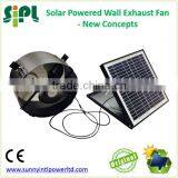 SUNNY FAN 14'' 15W Small Size Wall Mounted Solar Panel Powered Air Ventilation Attic Gable Fan thumbnail-3