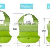 Silicone Roll Up Bib With Comfort-Fit Fabric Neck thumbnail-4