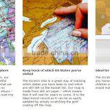 Scratch USA Scratch off Places You Travel America (US) Detailed Cartography Including US States thumbnail-6