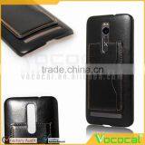 Lichee Pattern Stand Case for 5.5 Inch ASUS Zenfone 2 ZE551ML Black thumbnail-3