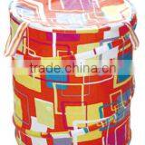 Collapsible Retractable Storage Basket With Lid thumbnail-1