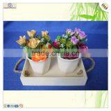 Sale Handles Large Space S/3 Plywood Wooden Pallets Tray thumbnail-3