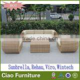 Outdoor Furniture Sofa Synthetic Rattan Outdoor Furniture thumbnail-1