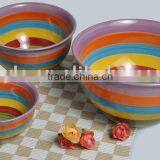 Ceramic Bowl With Handpainted Design thumbnail-1