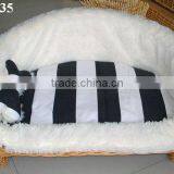 Wicker Pet Sofa Bed With White Lint thumbnail-1