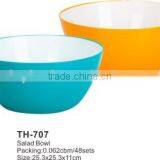 FDA LFGB Food Grade Round Plastic Snack Salad Container,Salad Bowl thumbnail-1