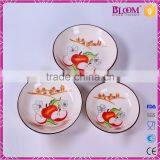 Custom Ceramic Round Home Decoration Dry Fruit Tray thumbnail-1