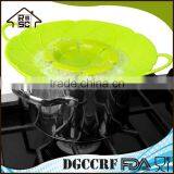 Hotsale FDA Grade Silicone Pot Cover Spill Stopper Lid Silicone Pot Cover Lid thumbnail-3