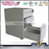 Grey Color Under Desk Small 3 Drawer Mobile Metal File Cabinet on Sale thumbnail-2