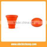 Silicone Folding Mug Cup, Food Grade Silicone Drinking Cup, Collapsible Silicone Cup thumbnail-2
