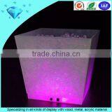 Customized LED Acrylic Ice Container Acrylic Led Wine Ice Bucket thumbnail-2