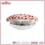 LFGB Certificated Personlaized Roses Decorative Large Melamine Party Bowl thumbnail-2