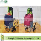 Custom Vegetable Climb Stair Trolley Shopping Bag With Chair thumbnail-1